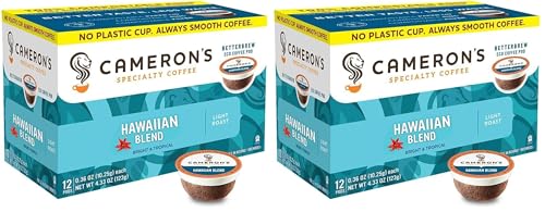 Cameron's Coffee Single Serve Pods, Kona Blend, 12 Count (Pack of 1)
