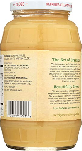 Santa Cruz Organic Apple Sauce, 23 Ounce -- 12 per case.12