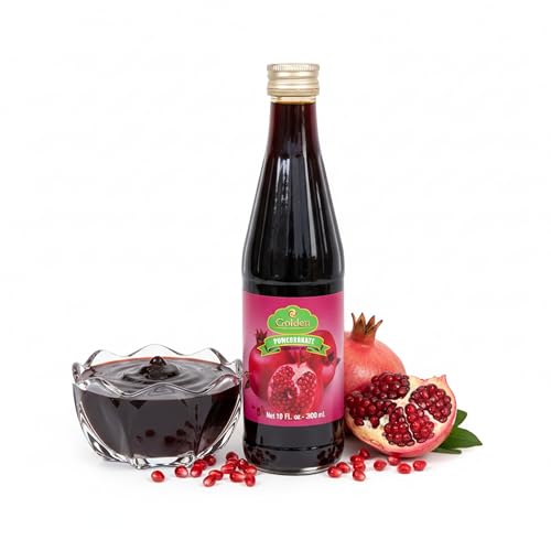 Golden Pomegranate Molasses, 10 fl oz, Non-GMO, Gluten Free, Sugar Free