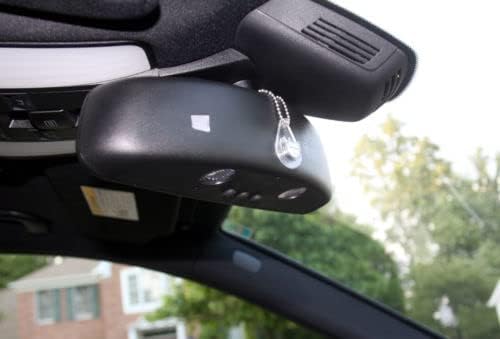 Mirortag™ Holder with Hook & Charm Options- Handicap Placard Holder. Easily Protect