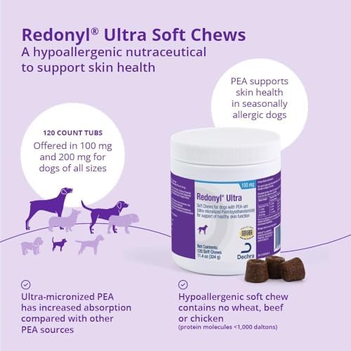 100mg Hypoallergenic with Pea-um for All Dogs 120 Soft Chews