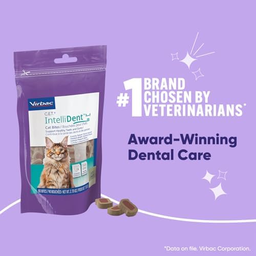 Virbac C.E.T. Intellident Cat Bites for Dental Care