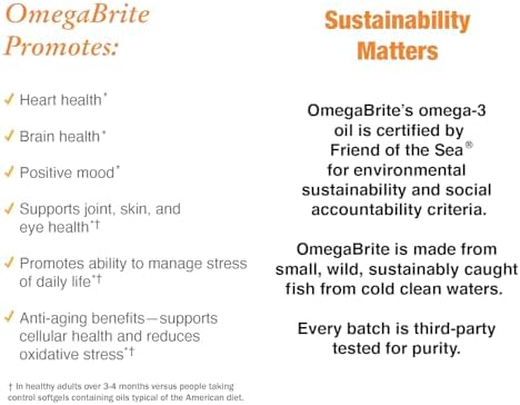 7010MD Advanced Omega-3 Formula, 92% Omega-3 with 1140 mg of EPA per serving, promoting Positive Mood, Brain Health, Immune Health