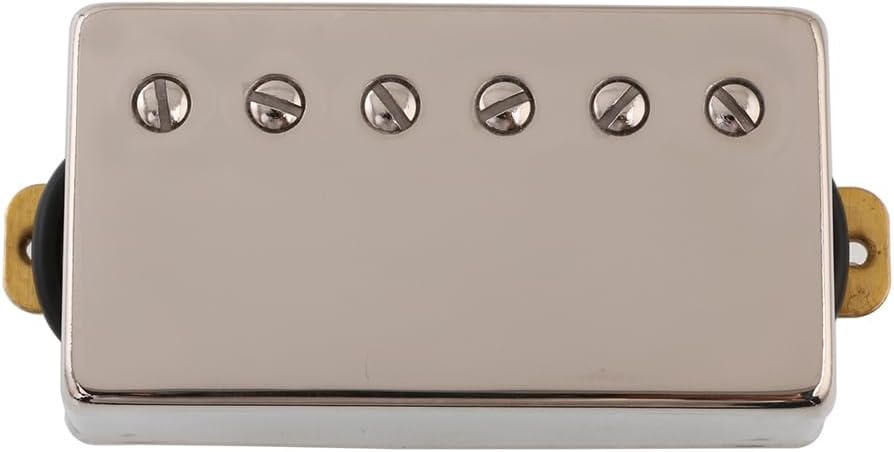 Alnico 2 Magnets Humbucker Pickup Set Vintage Output Four Conductor Wire for LP Les Paul Electric Guitar Chrome