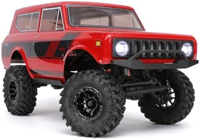 Redcat Racing Ascent-18 Scout II Brushless, 1/18 Scale RC Crawler, 4WD Remote Control Car, Aluminum Chassis, Red/Gold Dust