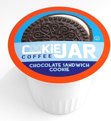 Cookie Jar Mint Chocolate Chip Flavored Coffee Pods for Keurig K Cup Brewers