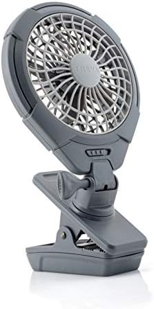 Treva 5 in Battery Powered Clip Fan with Clamp | Yes