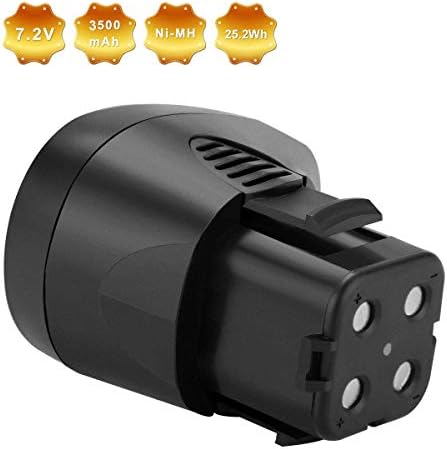 Shentec 2-Pack 3.5Ah 7.2V Battery Compatible with Dremel 757-01