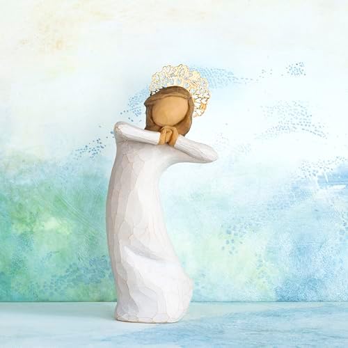 Willow Tree Lavender Grace, Sculpted Hand-Painted Figure | Cast from a Susan Lordi Original Carving, Thoughtful Keepsake Gift for Loved Ones, Celebrations and Moments of Comfort