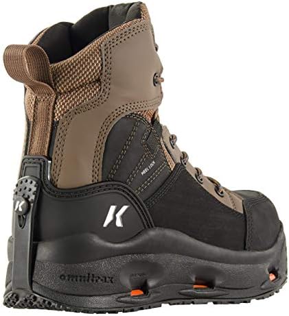 Korkers Buckskin Men's Wading Boots - Durable and Non-Corrosive - Includes Interchangeable Felt & Kling-On Soles