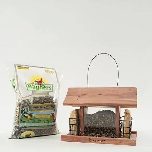 Wagner's 62028 Striped Sunflower Seed Wild Bird Food, 5-Pound Bag
