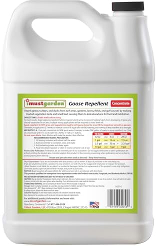 I Must Garden Goose Repellent: Protect Lawns/Lakefronts - 1 Gal Concentrate