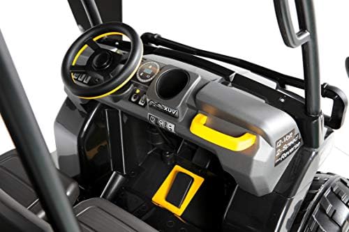 Peg Perego John Deere Gator XUV Midnight Black Extra Large 12 Volt Ride-On, Durable Design for Kids 3-8