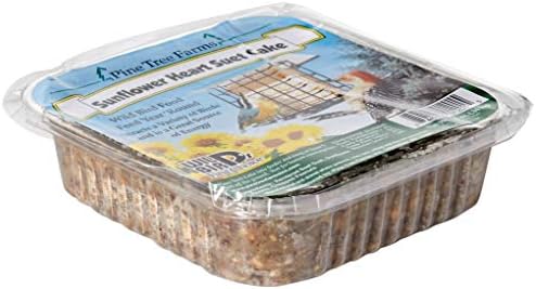 Pine Tree Farms 1201 Sunflower Heart Suet Cake, 12-Ounce