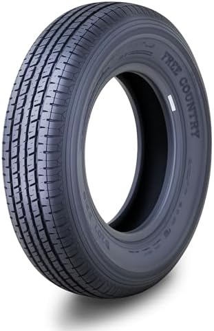 Free Country Prem Trailer Tire ST175/80R13 8PR Load Range D w/Scuff Guard | Premium Steel Belted Radial Load Range D Speed Rating N 88 MPH