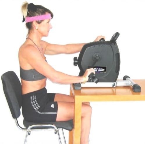 DeskCycle MagneTrainer-ER Mini Exercise Bike with Ultra-Smooth Magnetic Resistance, Arm and Leg Exerciser for Joint Mobility, Circulation