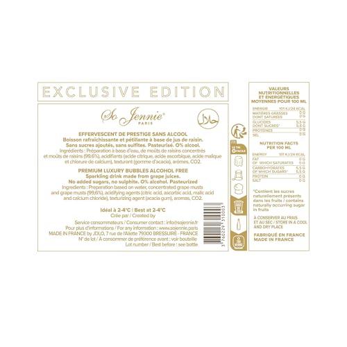 Non-Alcoholic Rosé Wine Sampler - 4 Bottles (25.4 Fl Oz Each) So Jennie Sparkling, Le Petit Chavin, Pierre Zéro Signature