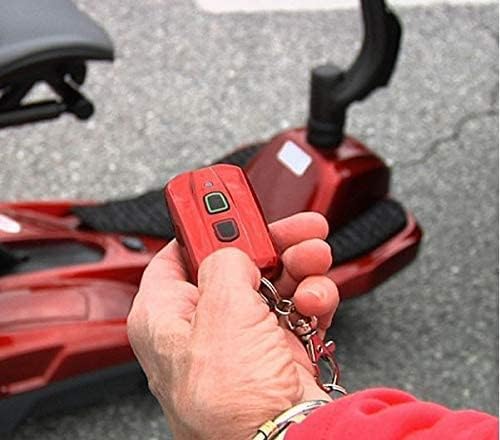 EV RIDER Transport AF Plus Automatic Folding Scooter with Remote - Lithium Battery Lightweight Travel Mobility Scooter - 49 lbs Total (Blue), S21AF