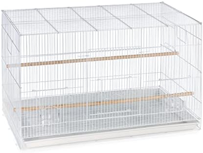 Prevue Pet Products Flight Cage Metal Steel Bird Crate, Multi-Bird Home Stackable Cage for Birds, Home Crate for Extra-Small Pet Parakeets, Finches