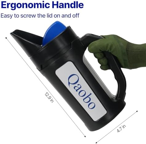 3-Adjustable-Setting Handheld Spreader, Multi-Use Lawn Spreaders for Fertilizer, Grass Seed, Salt and Ice Melt