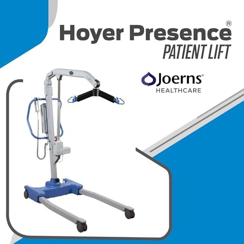 Joerns Hoyer Presence Patient Lift, 500 lbs Capacity, Power Operated Base, 6-Point Cradle, Smart Monitor Technology
