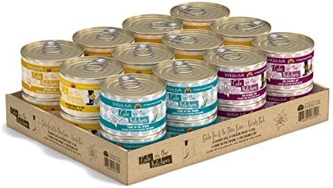 Weruva Cats in The Kitchen Goldie Lox an The 3 Fares Variety, 6oz, 24 Pack