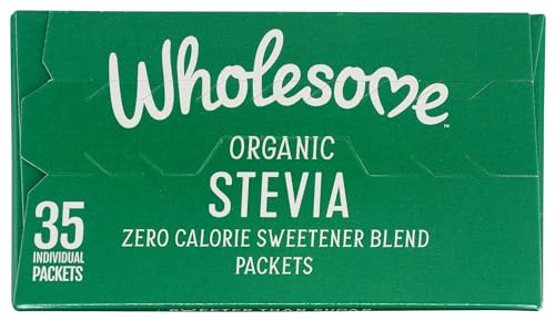 Wholesome Sweeteners Organic Stevia, 1000 Count Packets, Zero Calorie Sweetener Blend, Keto Friendly, Non GMO, Gluten Free & Vegan