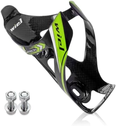 Wiel Full Carbon Fiber Bicycle Bike Light Drink Water Bottle Cage Holder