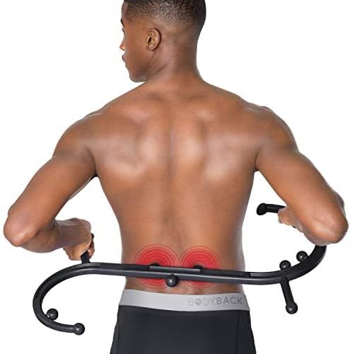 Body Back Buddy Classic Black & Massage Stick Bundle for Muscle Pain Relief | FSA Eligible Massage Bundle For Trigger Point Therapy, Deep Tissue Pain Relief, Muscle Tension Relief, (Stick color varies)