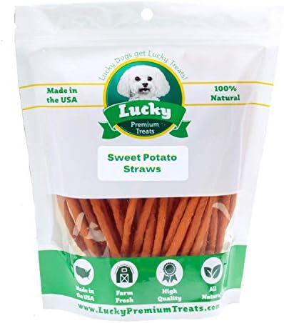 Chicken Jerky Straws Dog Treats – Chicken Sticks for Dogs Made and Sourced in The USA – Natural Single Ingredient Dehydrated Crunchy Treats for All Breeds – 28oz Bag