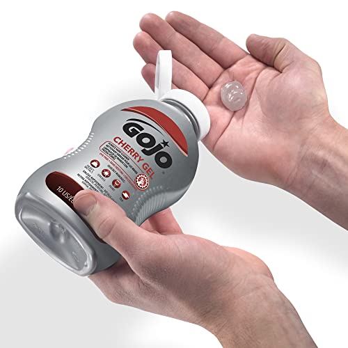 GOJO Cherry Gel Pumice Hand Cleaner, Cherry Scent, 10 Oz Bottle