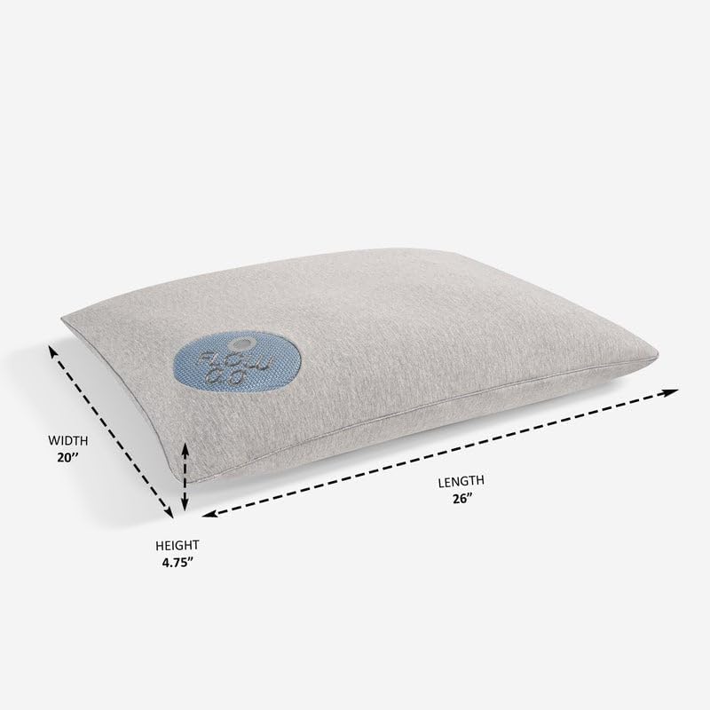 Bedgear Flow Performance Pillow, 2.0 Soft Cooling Pillow for Back