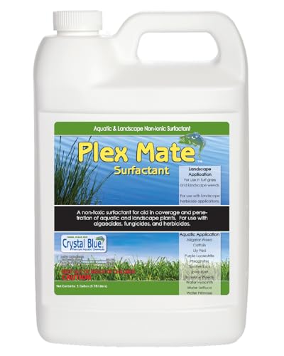 Plex Mate Aquatic Surfactant for Herbicides - 8 Ounces - Non-Ionic, Increase Product Coverage, Increase Product Penetration, Increase Product Effectiveness