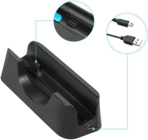 Charging Dock Compatible New 2DS XL with Hand Grip
