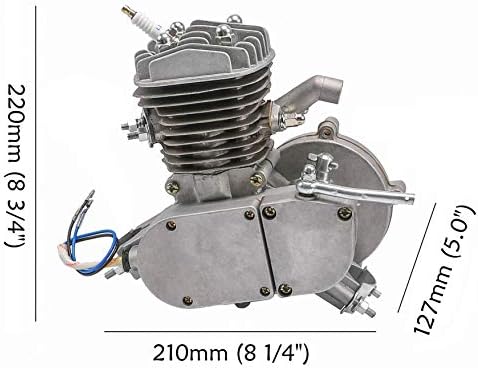 Upgraded Complete 2-Stroke 80cc Motorized Bike Bicycle Cycle Petrol Gas Motor Engine Kit