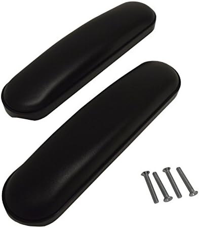 ALCO Universal Desk Length (9-1/8") Wheelchair Arm Pads, Black (Pair), Universal: Fits Most Invacare, Medline, Drive, E&J, Guardian, Lumex, Tuffcare