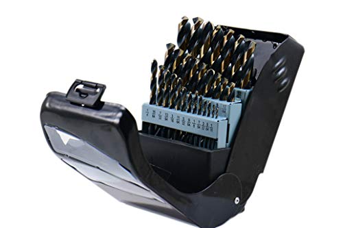 Shars 1/16-1/2", A-Z, #1-#60 M35 Cobalt Jobber Drill Set (115 PCS) 404-2203C L