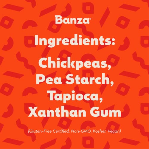Banza Gluten-Free Chickpea Pasta, Variety Pack 20g Protein | Lower Carb | High Fiber | High Protein | Plant Based Pasta | 8oz (Pack of 6)