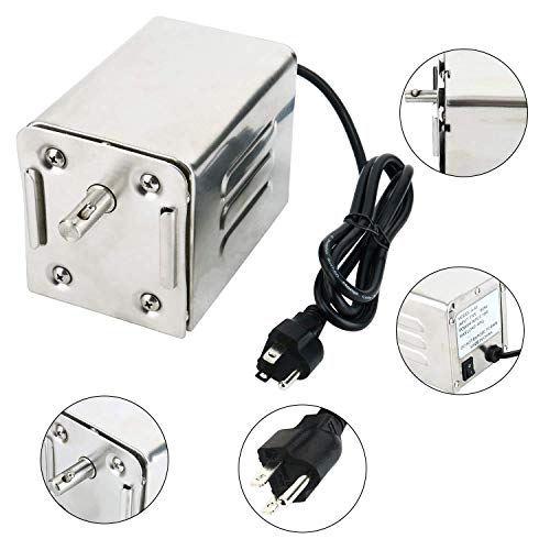 YaeTek 40KG 110V Electric Roaster Motor BBQ Rotisserie Barbecue Motor for Roast Meat Grill Roaster Accessories Outdoor Rotisserie