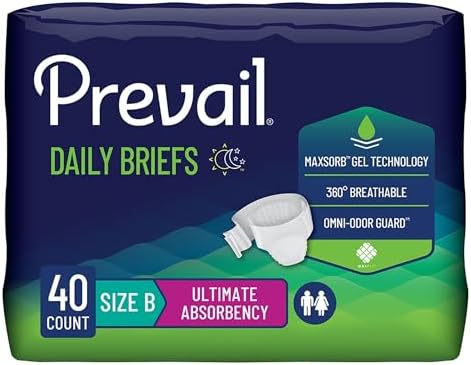 Prevail Incontinence_Protector, Size A (48 Count) | Disposable, Incontinence, Ultimate Absorbency, Size A