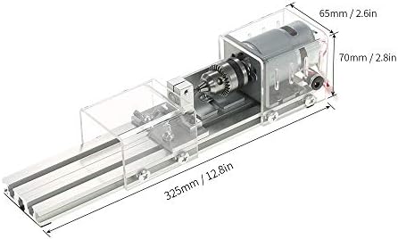 OPHIR 100W Mini Wood Lathe Machine, DIY Woodworking Tool, 24V DC