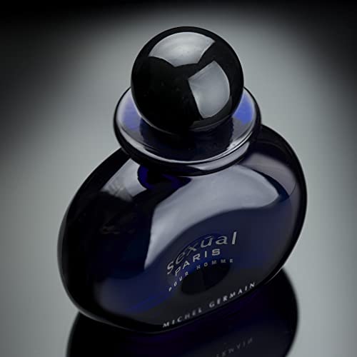Michel Germain Sexual Paris Pour Homme Eau de Toilette Spray Cologne, Top Notes of Cardamom, Chardonnay Mandarin, Sage, Warm & Tempting Gift for Men