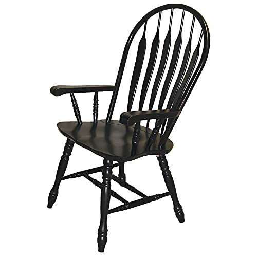 Sunset Trading Comfort Dining Arm Chair, 41", Light Oak