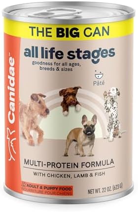 Canidae All Life Stages Premium Wet Dog Food for All Breeds, All Ages, Chicken & Rice Recipe, 13 oz. (Case of 12)