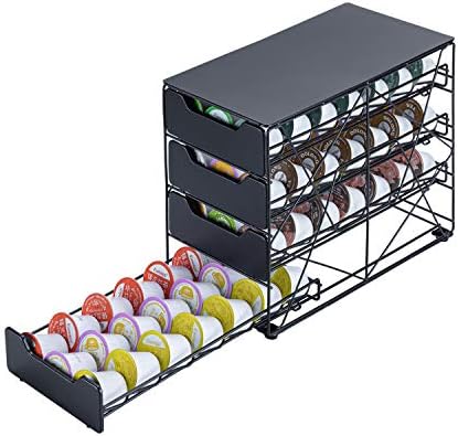 k cup Holders for Counter Small for Keurig k-cup Holder for mr Coffee for Tea (105 pods-5 tiers)