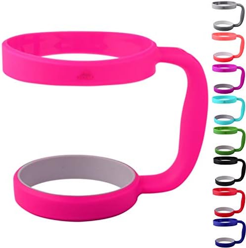 STRATA CUPS 30 oz Tumbler Handle - Available For 30 oz YETI Tumbler, OZARK TRAIL, Rambler Tumbler- BPA free (Black)