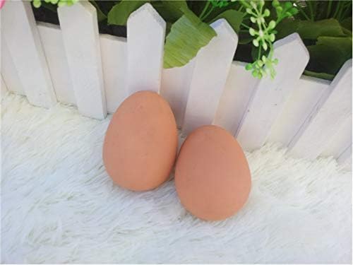 PowerTRC 24 Pcs Bouncy Rubber Eggs Toys, 2.16 inches Fake Bouncing Eggs for DIY Easter