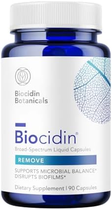 Biocidin Broad-Spectrum Capsules for Microbiome Balance, 90 Count | 18-Botanical Herbal Supplement, Biofilm Disruptor, Gut Cleanse Detox