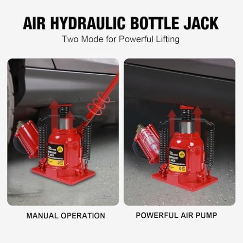 Torin T90413 Big Red Hydraulic Bottle Jack with Carrying Case, 4 Ton (8,000 lb) Capacity