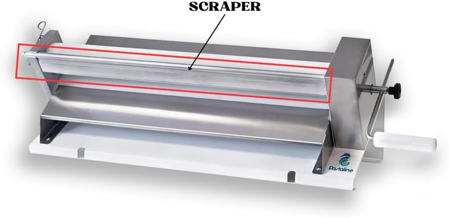 Manual Dough Sheeter Machine - Sfogliafacile XL Manual Pasta Maker for Icing, Marzipan, Puff Pastry